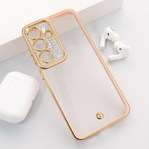  Maska za Samsung S25/ S931B Luxury Crystal Clear roze Cene