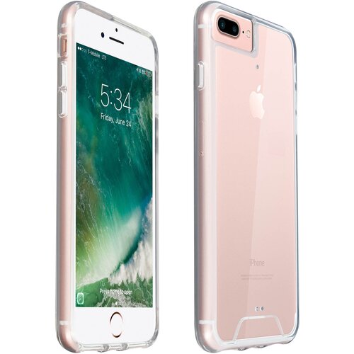 AVIZAR Trda torbica Contour Bumper, zbirka Crystal - ultra prozorna str. Apple iPhone 8 Plus / 7 Plus / 6S Plus / 6 Plus, (20615673) Cene