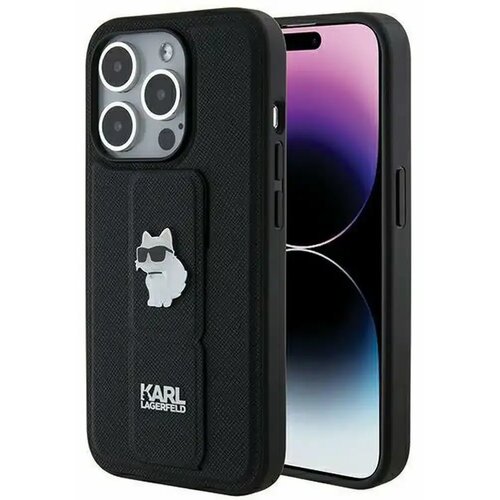 Karl Lagerfeld OVITEK GRIPSTAND SAFFIANO CHOUPETTE IPHONE 14 PRO MAX, (21898023) Cene