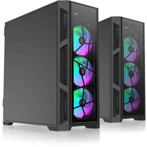 Raijintek ponos MS4, atx midtower/usb 3.0 x1/USB 2.0 x2/4x argb Slike