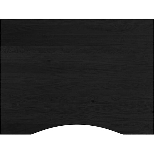  Radni stol tamnosmeđi 80x60x(71,5-98) cm masivno drvo hrast Slike