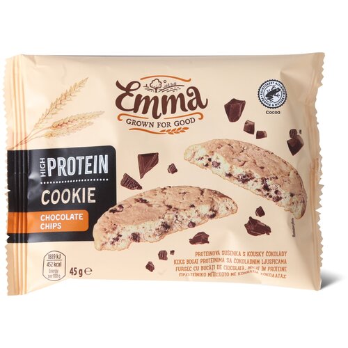 Emma Cookie choco chips protein 45g Cene