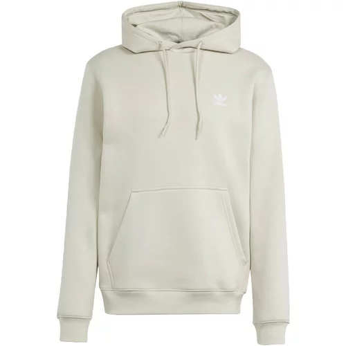 Adidas Sweater majica 'Trefoil Essentials' bež / bijela