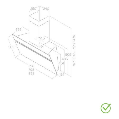 Elica stripe IX/A/60/LX aspirator Slike