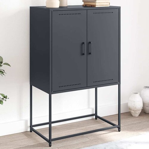  Visoka komoda antracit 68,5x38,5x107 cm čelična Cijene