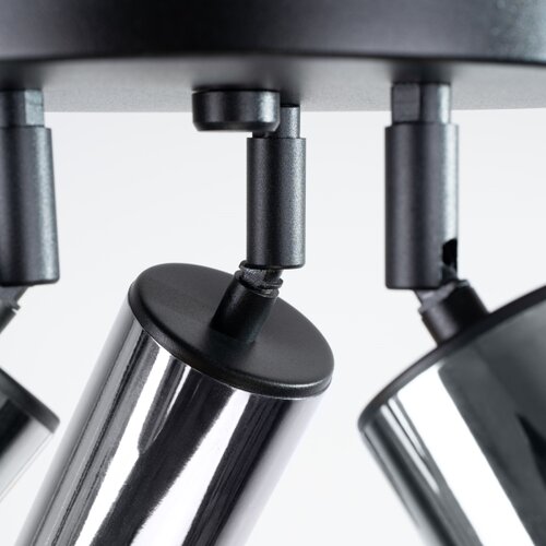 Sollux Lighting Sollux SL.1369 - Spot svetiljka WINX 3xGU10/10W/230V crna/hrom Slike