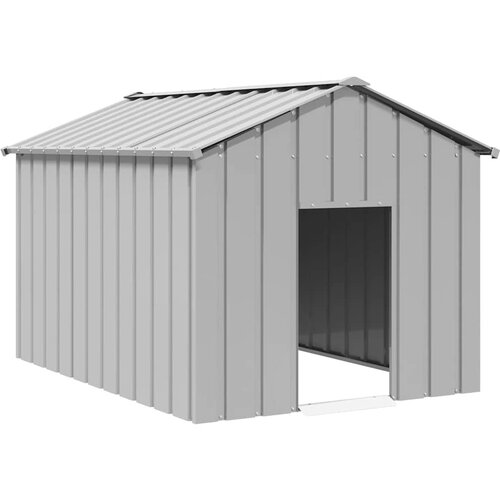 vidaXL Kućica za pse s krovom 113x153x101 cm pocinčani čelik Cijene