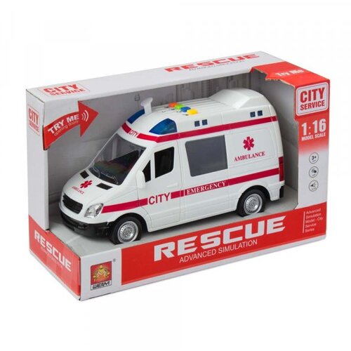 Best Luck rescue vozilo - hitna pomoć sa svetlima i zvukom Slike