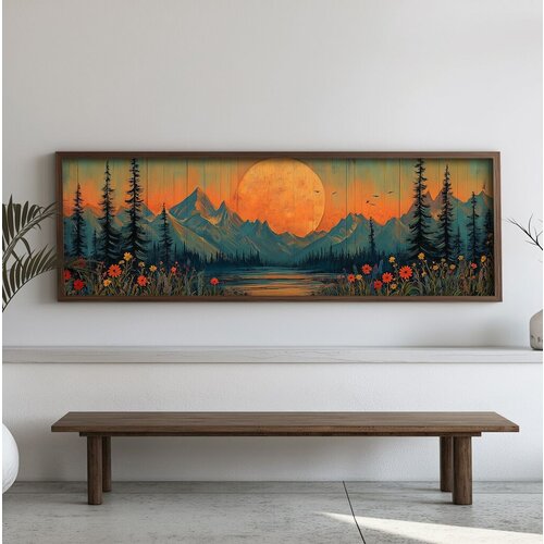 Wallity slika EMR061, 40 x 120 x 3 cm Cene