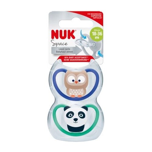 Nuk duda varalica - silikon Space s3 (18-36), 2 kom/kut. Cene
