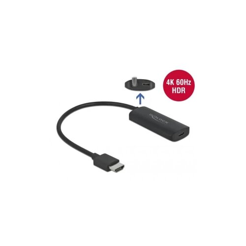 Delock 63251 HDMI / USB-C&amp;reg; adapter [1x mu&amp;scaron;ki konektor HDMI - 1x ženski konektor USB-C&amp;reg;] crna Slike