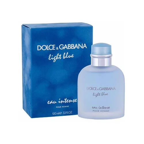 Dolce & Gabbana Light Blue Eau Intense parfumska voda 100 ml poškodovana škatla za moške