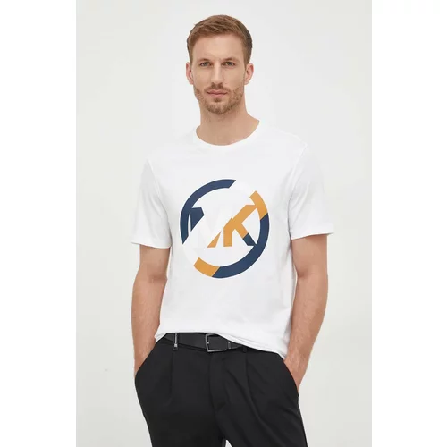 Michael Kors Pamučna majica boja: bijela, s tiskom