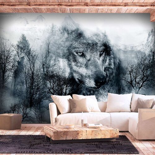  Tapeta - Mountain Predator (Black and White) 100x70 Cijene