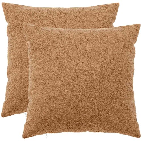  Presvlaka za jastuk 2 pcs HEERLEN Bež 80 x 80 cm Bouclé Cene