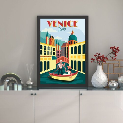 Wallity uramljena slika venice, 55x75 cm Cene