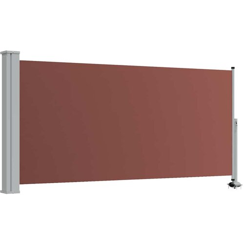  Uvlačiva bočna tenda za terasu 120 x 300 cm smeđa Slike