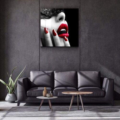 WALLXPERT Kgls_2031 - Vi&scaron;enamenska Tempered Staklena Slika 50 x 50 cm Cene