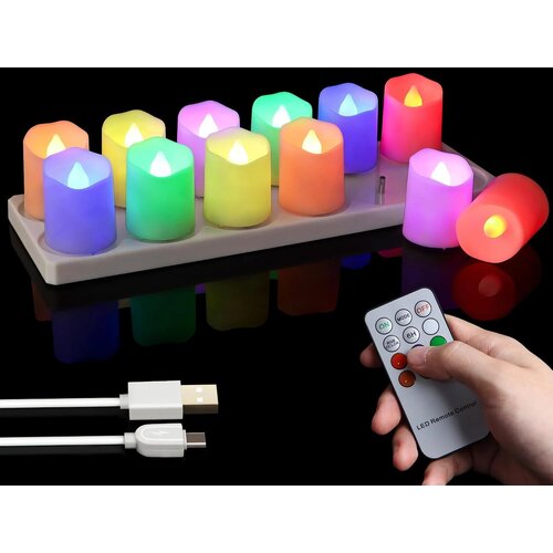 FREEPOWER 12x polnilna LED čajna svečka z daljincem Cene