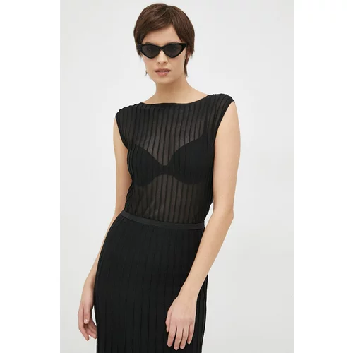 Calvin Klein Top za žene, boja: crna
