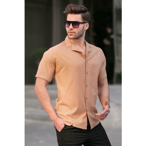 Madmext Shirt - Brown - Fitted Slike