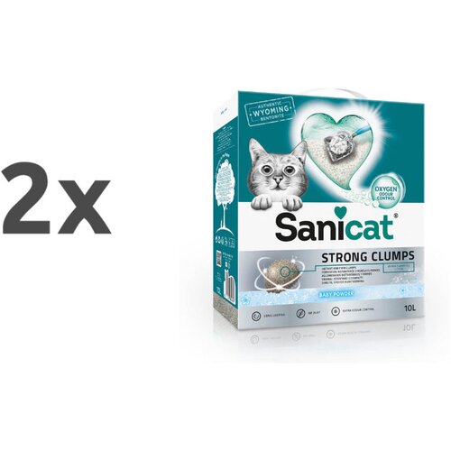 Sanicat posip Strong Clumps 2 x 10 l Cene