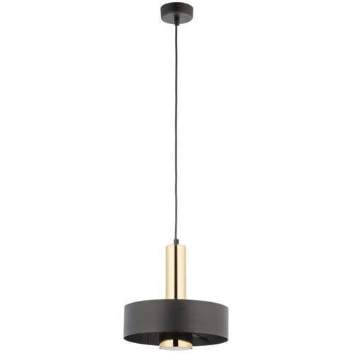  Luster na sajli RIF LUX 1xGX53/12W/230V, prečnik 25 cm, crna/zlatna Cene