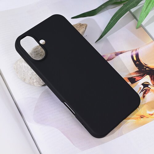 Teracell torbica soft velvet za iphone 16 plus 6.7 crna Slike