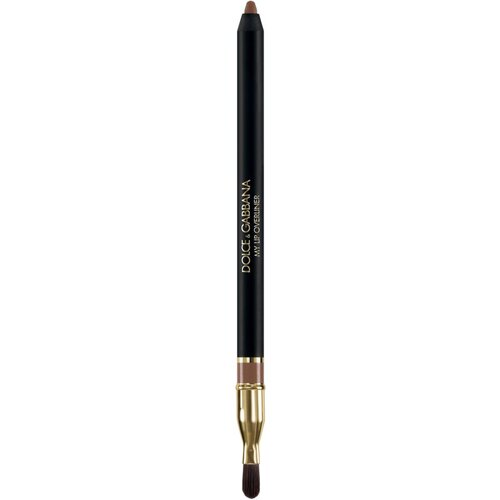 Dolce & Gabbana My Lip Overliner svinčnik za ustnice s čopičem odtenek 04 My Caramel Brown - Light Neutral Brown 1.2 g Cene