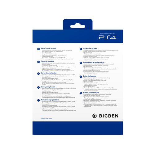 Nacon Bigben PS4 Wired Stereo Gaming Headset V3 White slu&amp;scaron;alice Slike
