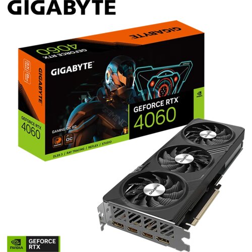  grafična kartica gigabyte geforce rtx 4060 gaming oc 8G, 8GB GDDR6, pci-e 4.0 Cene