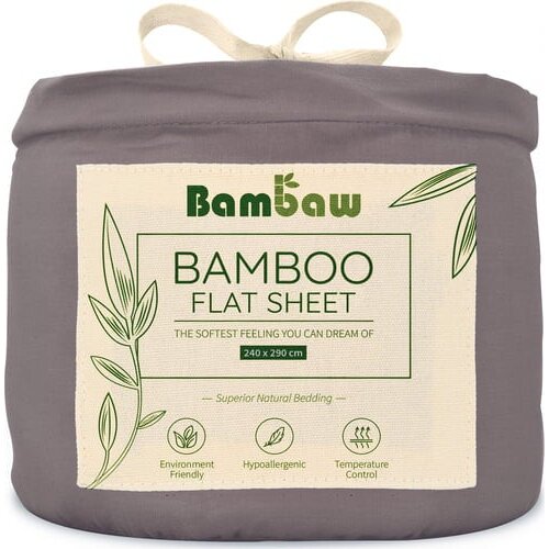Bambaw Cozy Rjuha iz bambusa - 240 x 290 cm - Dark Grey Cene