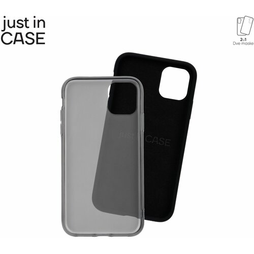 Just In Case 2u1 extra case mix paket crni za iphone 11 Cene