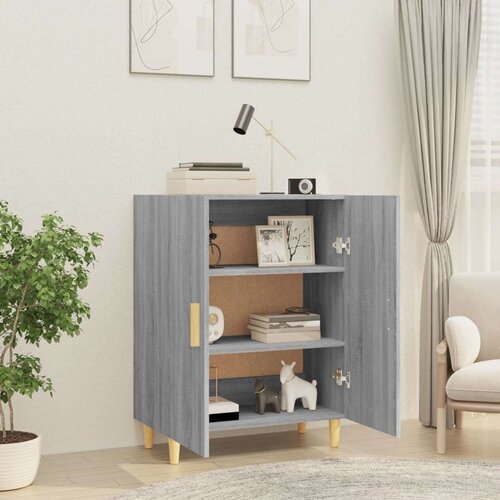 vidaXL komoda boja siva sonome 70x34x90 cm od konstruiranog drva Cijene