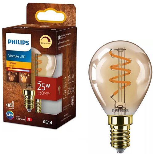 Philips led prigu&scaron;iva sijalica vintage  P45 E14/3W/230V 2200K Cene