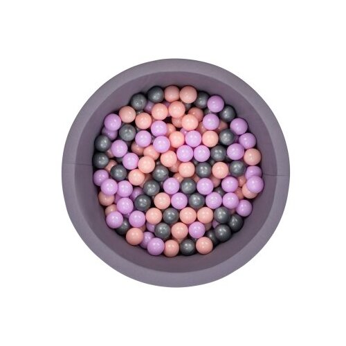 WALLXPERT bazen s lopticama, Bubble Pops v9, 85x85x30 cm, siva Slike