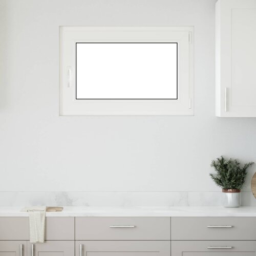  Prozor za podrum RISOR 90 x 60 cm PVC i staklo Bijela Cijene