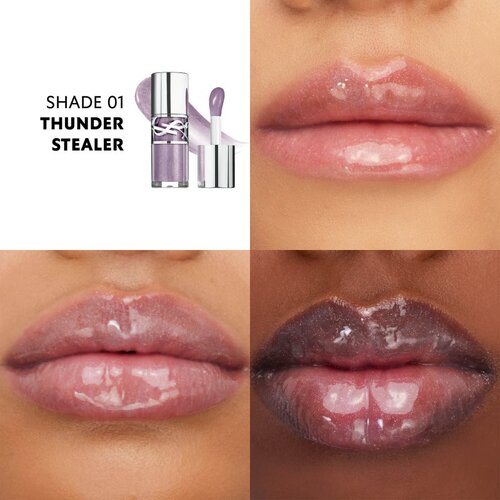 Yves Saint Laurent Loveshine Plumping Lip Oil Gloss sjajilo za usne nijansa 1 Thunder Stealer 6 ml Slike