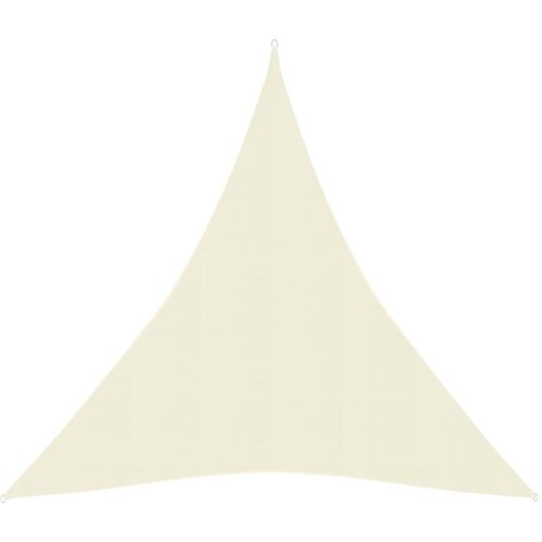 vidaXL Senčno jadro 160 g/m² krem 5x6x6 m HDPE Cene