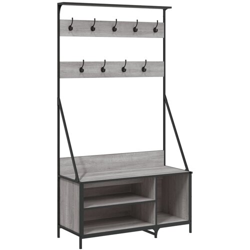 vidaXL Regal za oblačila s prostorom za čevlje sonoma 100x41x184 cm, (21025104) Cene