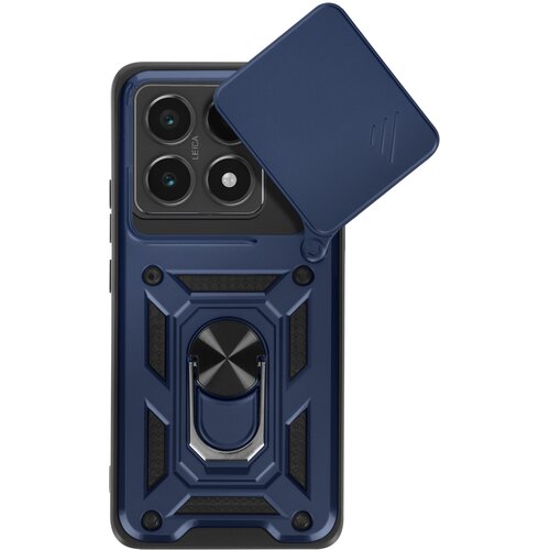 Oem Mayaxess, Ohišje za Xiaomi 14T Ring Support Drsni pokrov kamere, Modra noč, (5000215765) Cene