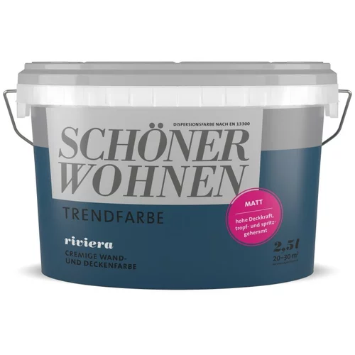 SCHÖNER WOHNEN Notranja disperzijska barva Schöner Wohnen Trend (2,5 l, riviera)