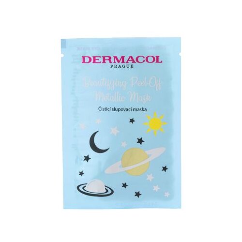 Dermacol beautifying peel-off metallic mask cleansing čistilna maska za obraz 15 ml za ženske Cene
