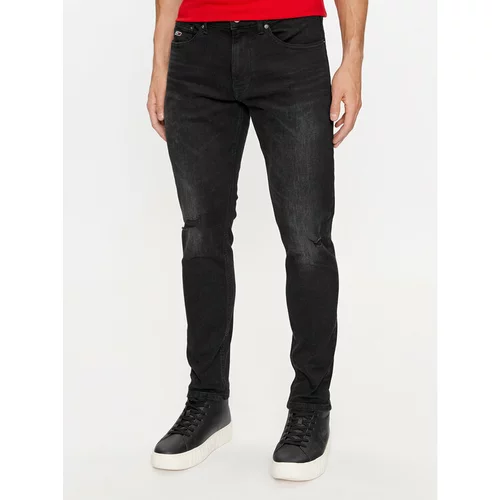 Tommy Jeans Jeans hlače Austin DM0DM17418 Črna Slim Fit