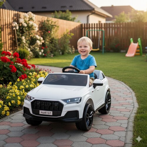  Licencirani dečiji auto Audi Q7 na akumulator &ndash; Premium Oprema - beli, model 88 Cene