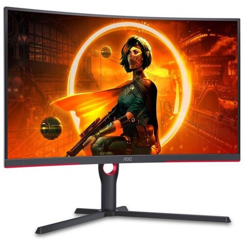 AOC Monitor LED CQ32G3SU/BK Gaming 31.5&amp;quot; VA 2560x1440 at 165Hz, 3000:1, 1ms, Ergonomic, Speakers, 3y Curved Slike