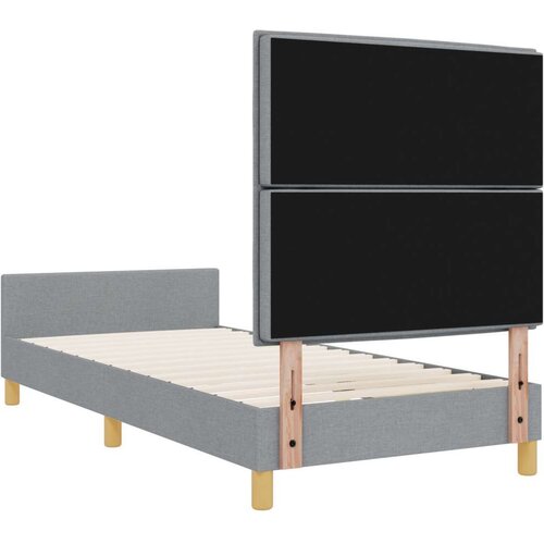VidaXL okvir za krevet svjetlosiva drvo 80 x 200 cm lagan krevet Slike