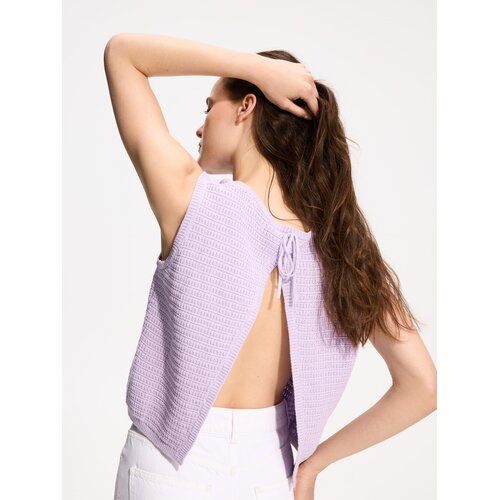 Reserved LADIES` VEST - boja lavande Cene