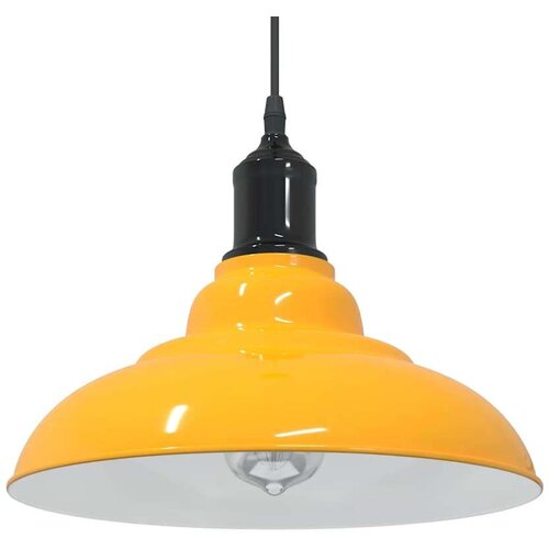 VISILICA podesiva po visini E27 sjajno žuta Ø 31 cm metal Cijene