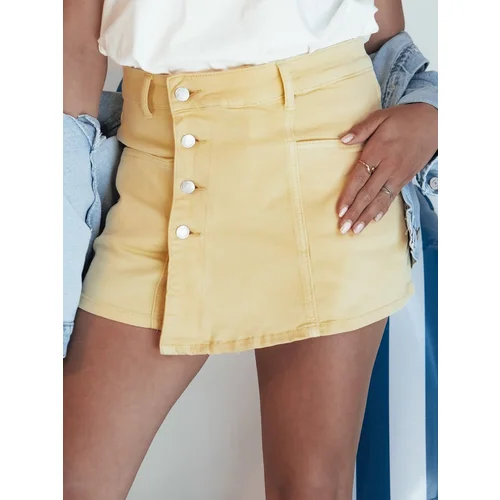 DStreet SUMERLUXE Women's Shorts Yellow